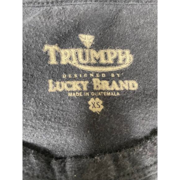 Triumph Motorcycles Lucky Brand Tee Black XS - Picture 6 of 6